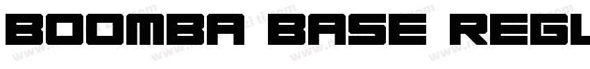 Boomba Base Regular字体转换